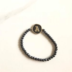 Initial “A” Bracelet